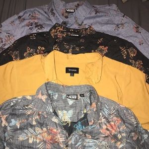 Men’s short sleeve button up’s